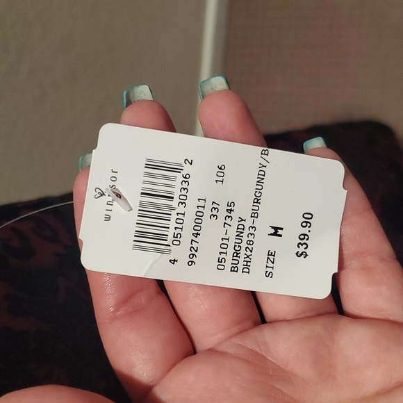 Windsor burgundy / black dress NWT - Picture 9 of 11